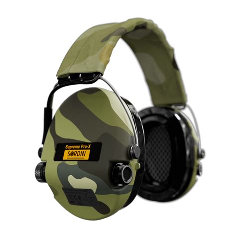 Casque Sordin Supreme Pro X Led Gel Serre T Te Tissu Multicam