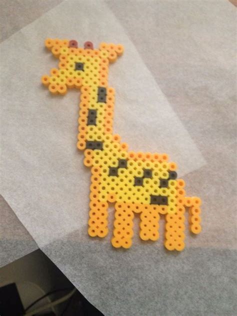 Giraffe Perler Beads By TennantLaw Melt Beads Patterns Kandi Patterns