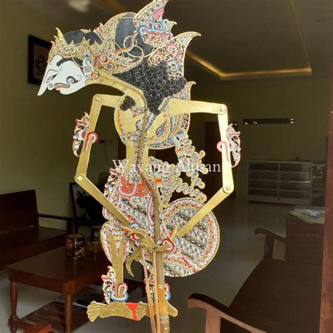 Jual Wayang Kulit Wibisono Alusan Kulit Kerbau Ukuran Standar Dalang