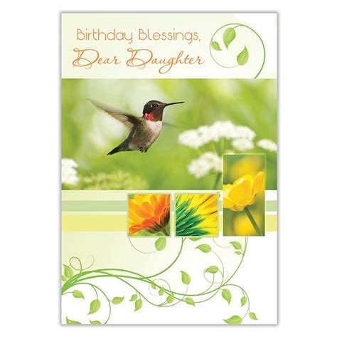 Birthday Blessings For Daughter- Birthday Card