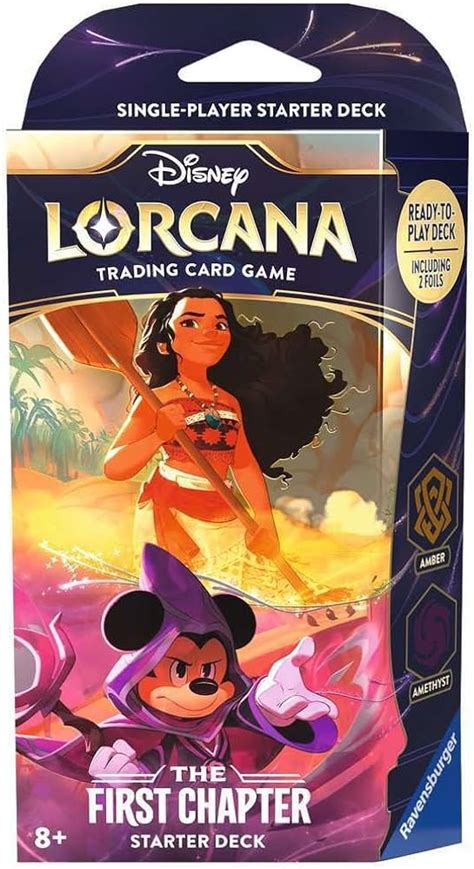 Disney Lorcana The First Chapter Starter Deck Amberamethyst Kevin