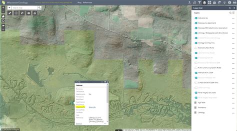 Wisconsin Geology: The Wisconsin Geology GIS app: Pretty maps, useful ...