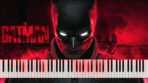 The Batman Main Theme Piano Cover Midi File Youtube