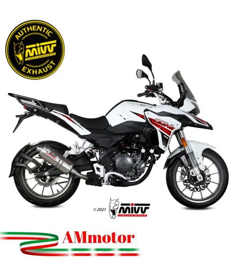 Mivv Benelli Trk Terminale Di Scarico Per Moto Marmitta Ovale Inox