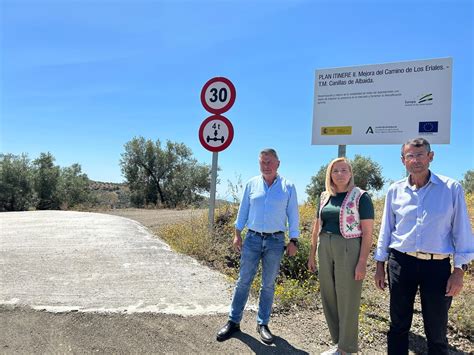 Visita A Las Obras De Mejora En Los Caminos Rurales De Arenas Y