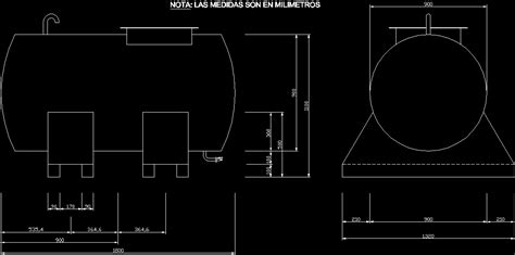 Nitric Acid Tank Dwg Block For Autocad Designs Cad