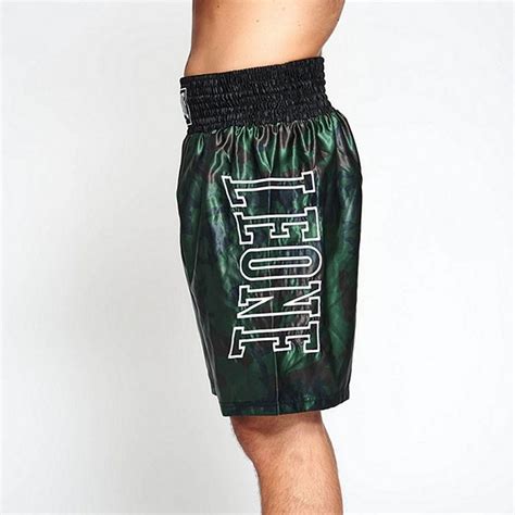 Leone 1947 AB221 Camo Boxing Shorts Verde Camo