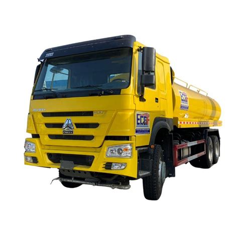 Howo Liters Water Sprinkler Truck Water Bowser Water Tank Truck