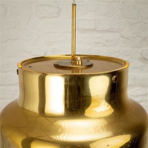 Anders Pehrson Brass Bumling Pendant Light By Anders Pehrson For