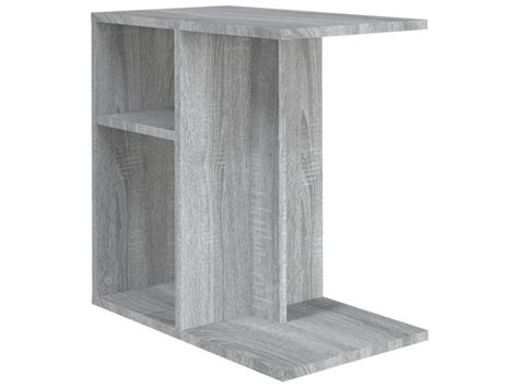 Vidaxl table d appoint sonoma gris 50x30x50 cm bois d ingénierie