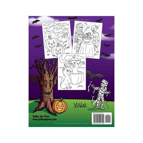 Buy Halloween Libro de Colorear Para niños de 4 a 8 años con