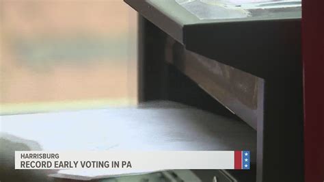 Pennsylvania sees record early voting turnout | fox43.com