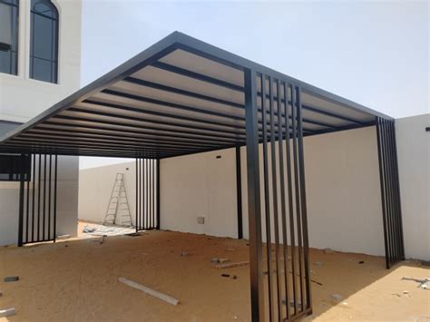 Pergola Parking Shade Simple Design Jbm Car Parking Shade