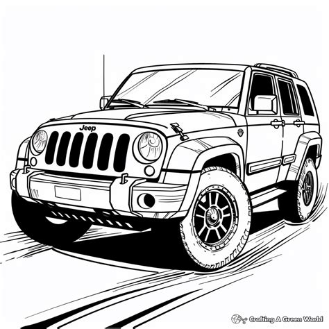 Jeep Coloring Pages Free And Printable