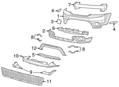 Bumper Components Front For Dodge Journey Xportauto