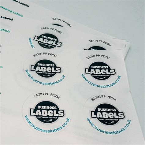 Satin Polypropylene (Poly) Labels - Businesslabels.co.uk