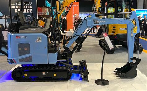 New SANY Electric Excavator Catches The Eye At Executive Hire Show