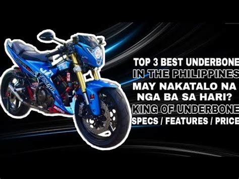 TOP 3 BEST UNDERBONE IN THE PHILIPPINES MAY TUMALO NA NGA BA SA KING