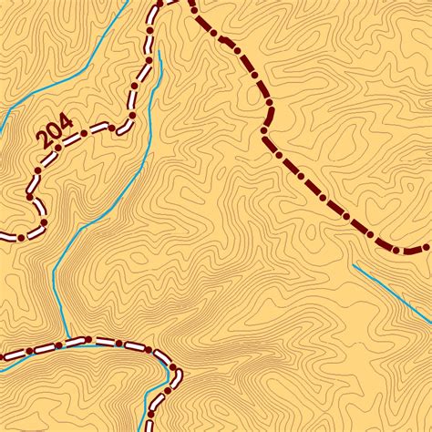 Sipsey Wilderness Map, Bankhead National Forest map by US Forest ...