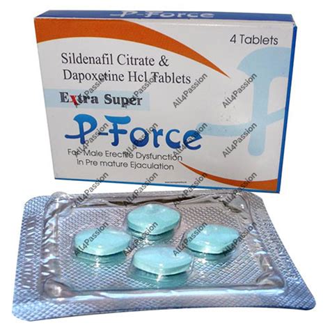 Buy Extra Super P Force Sildenafil Citrate Dapoxetine All Passion