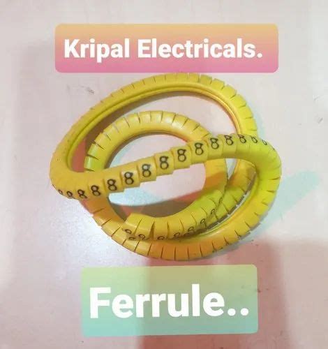 Golden Cable Marking Ferrules For Electrical At Rs 4pack In New Delhi