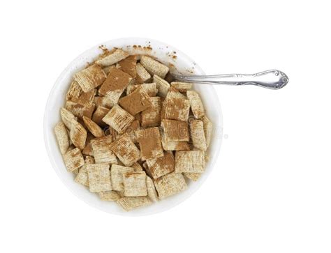 Bowl of Wheat Cereal with Cinnamon Stock Photo - Image of cereal ...