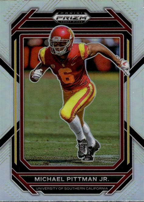 2023 Panini Prizm Draft Picks 76 Michael Pittman Jr Prizms Silver Ebay