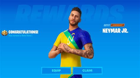 How To Unlock Free Neymar Jr Skin In Fortnite Season 6 All Neymar Jr Challenges And Free