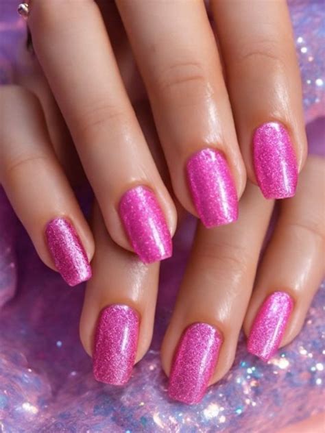 85 Pretty Pink Glitter Nail Designs And Ideas Sarah Scoop