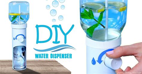 How To Make Working Water Dispenser – DIY Desk Water Cooler | Dispenser ...