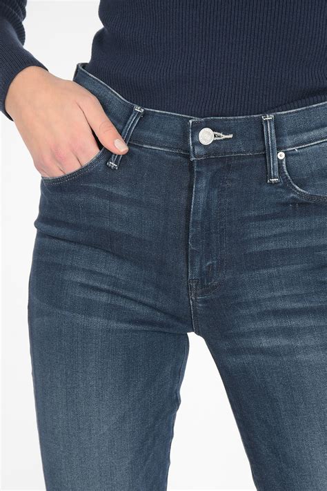 Mother Bootcut Jeans The Weekender Con Orlo Sfrangiato Donna Glamood