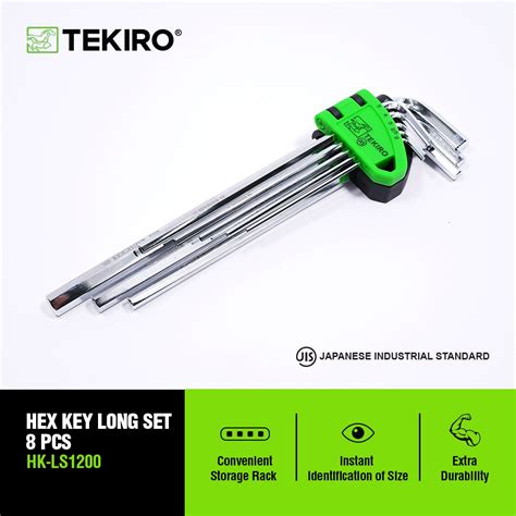 Jual Tekiro Kunci L Set 8 Pcs MM Panjang Kunci L Set Tools Alat