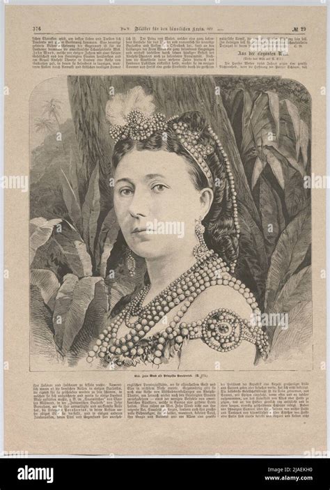 Mrs. John Wood as Princess Pocahontas Stock Photo - Alamy