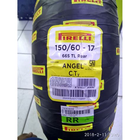 Jual Ban Pirelli Angel City Uk Ring Ori Shopee Indonesia