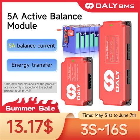 Daly Galiseur Actif Mat Riel Lifepo Bms A Balance Pour Batterie Au