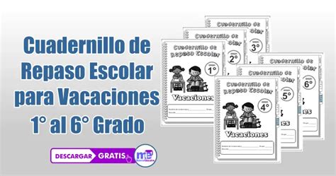 Repaso De Vacaciones Fichas Con Actividades Preescolar