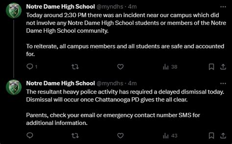 Shooting Reported Near Notre Dame High School Wdef