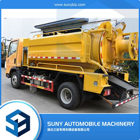 Sinotruk Howo X Liter Vacuum Sewage Suction Truck On Sales