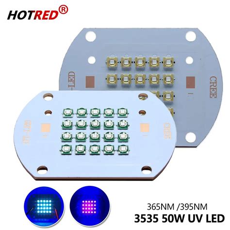 Chips LED P Rpura UV De Alta Potencia L Mpara De Luz De Diodo De Cobre