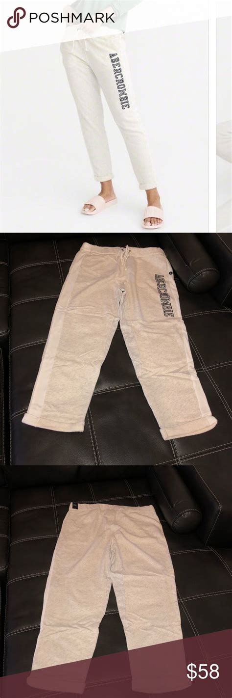 Abercrombie And Fitch Joggers Xl Brand New With Tags Size Xl Cream