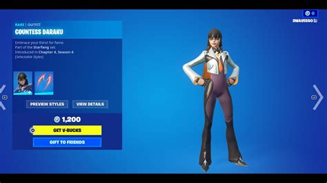 New Countess Daraku Skin Fortnite Item Shop 9923 Youtube