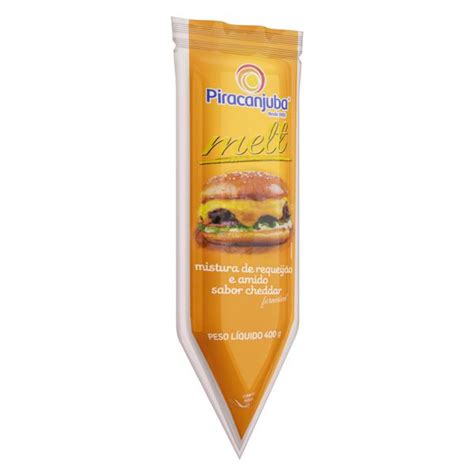 Requeij O Cheddar Melt Piracanjuba Bisnaga G Supermercado S O Luiz