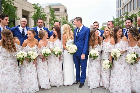 The Wedding Story of Lindsay and Ryan Haas: A Classic, Blue and White Indianapolis Wedding ...