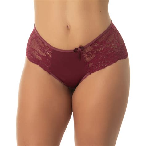 Promoção Kit Calcinha Lingerie Renda Revenda Feminino Tanga Shortinho Microfibra Sexy