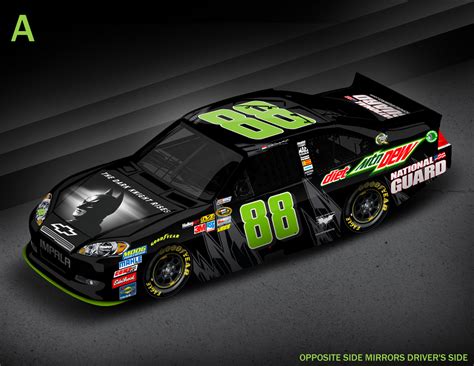 Dale Earnhardt Jrs Dew Crew To Decide On Dark Knight Rises Nascar