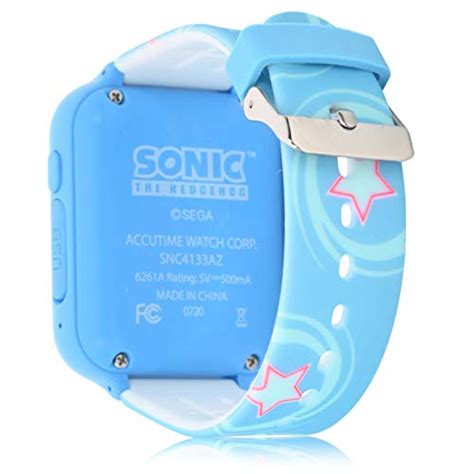 Accutime Kids Sega Sonic The Hedgehog Blue Educational Touchscreen