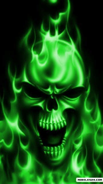 🔥 [70+] Green Skull Wallpapers | WallpaperSafari