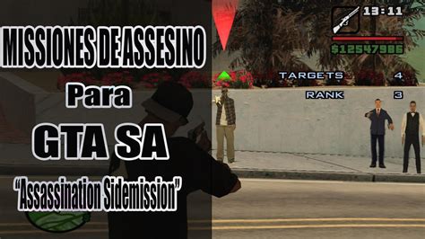 Misiones De Asesino MOD GTA SA YouTube