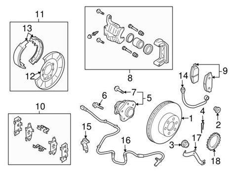 D4060-JA00J Nissan Pad kit-disc brake, rear D4060JA00J, New Genuine OEM ...