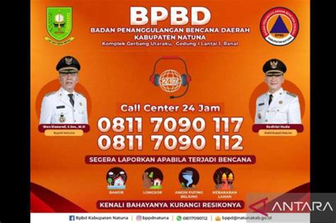 Badan Penanggulangan Bencana Daerah BPBD Natuna Umumkan Nomor